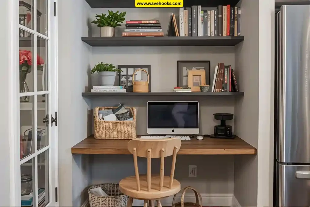 Workstation in kitchen corner