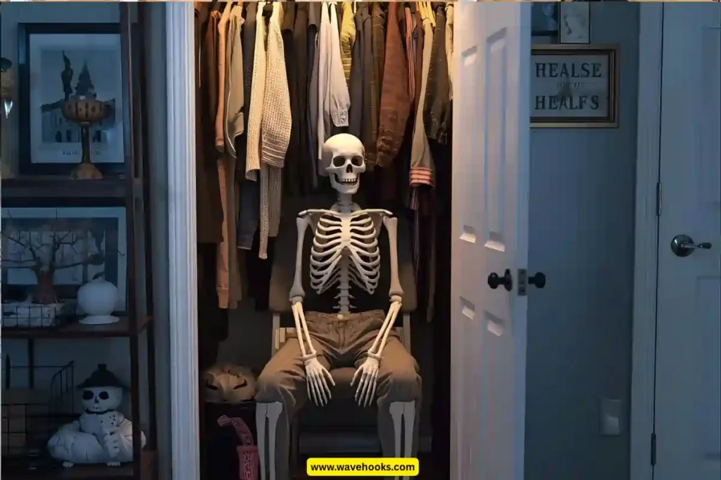 Skeleton in closet