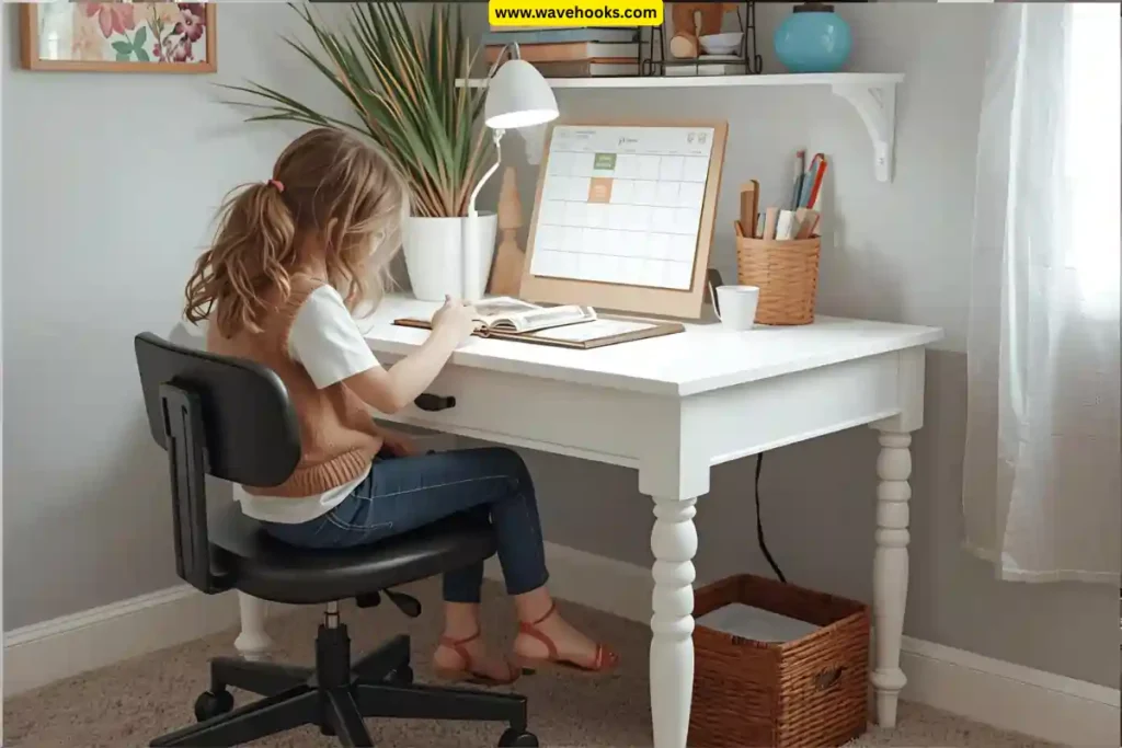 how to set up a homework station for kids