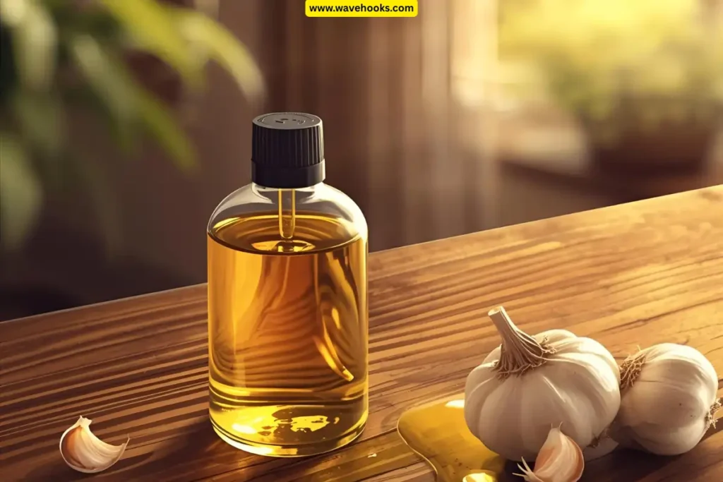 Garlic oil spray