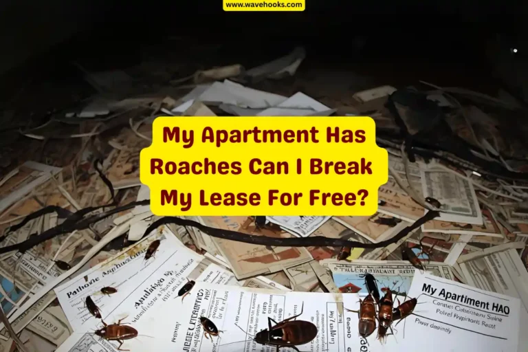 My Apartment Has Roaches Can I Break My Lease?