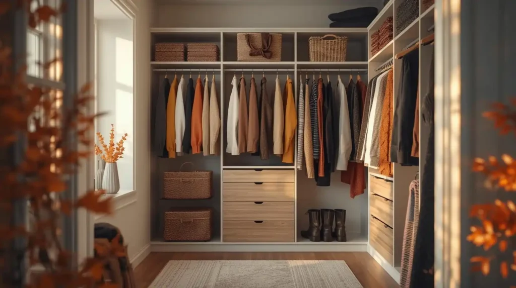 how to organize your closet this fall