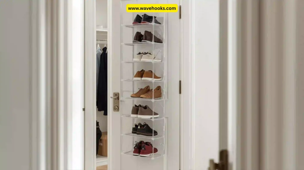 Try an Over-the-Door Shoe Organizer