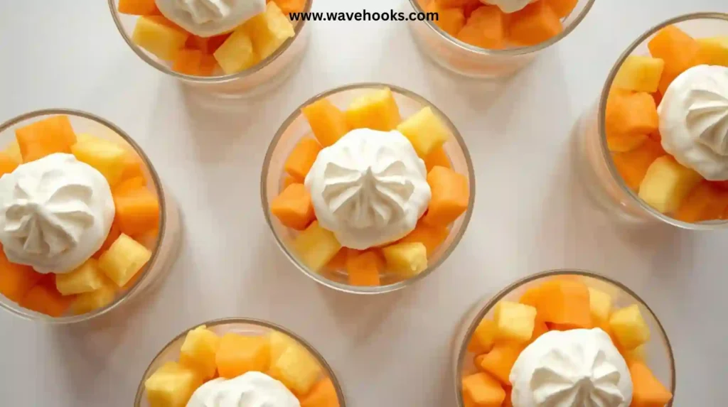 Candy Corn Fruit Cups
