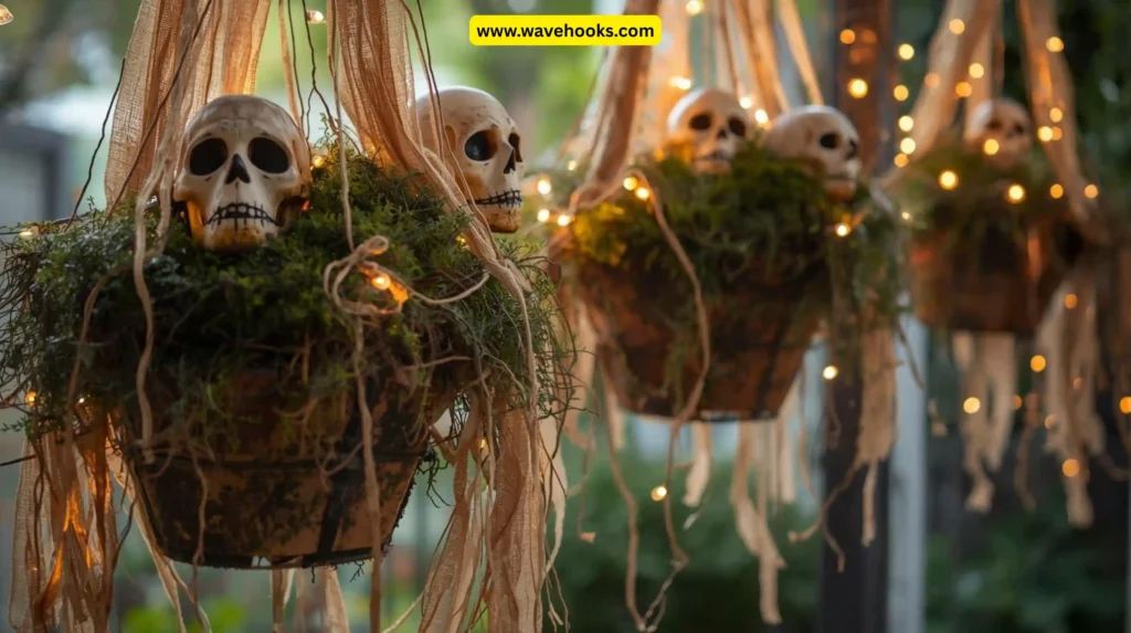11. Hanging Head Planters