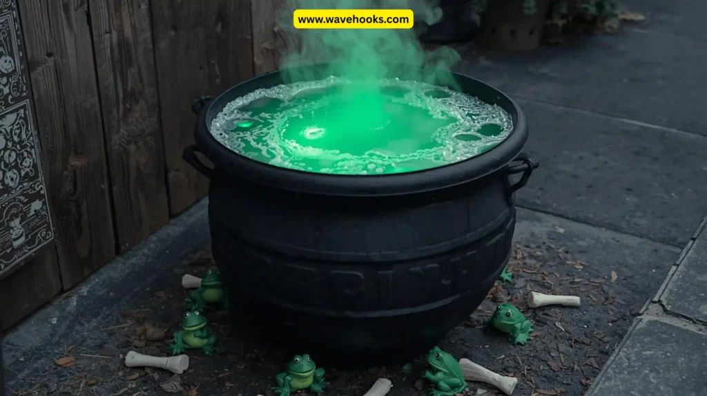 DIY Cauldron with Smoke