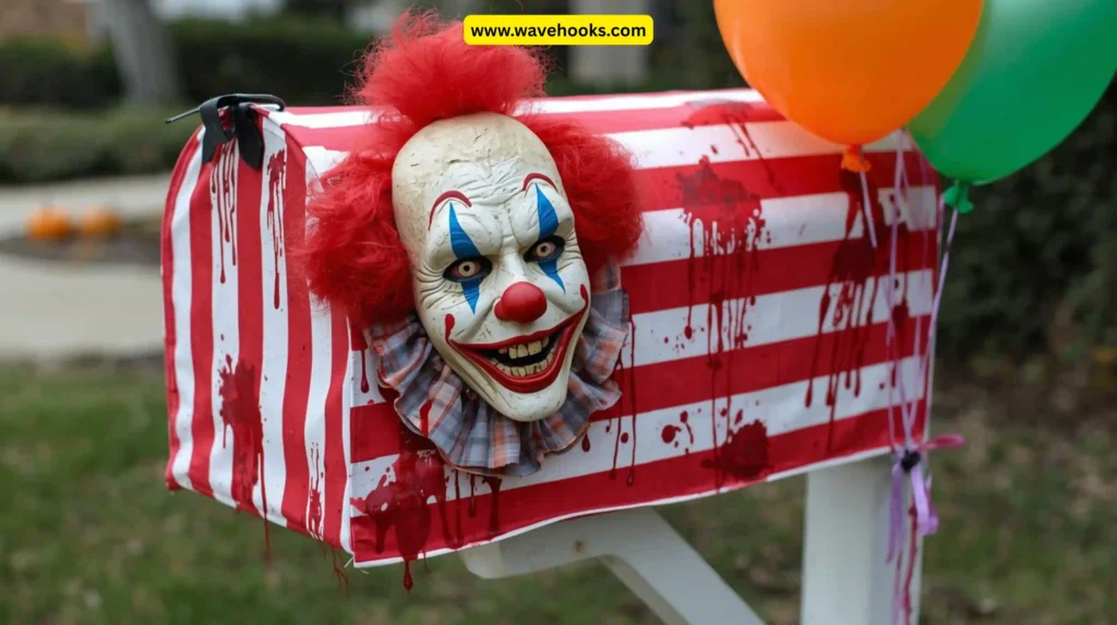 Creepy Clown Mailbox