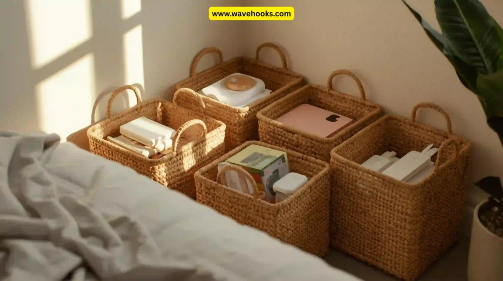 Use Baskets for Quick Drop Zones
