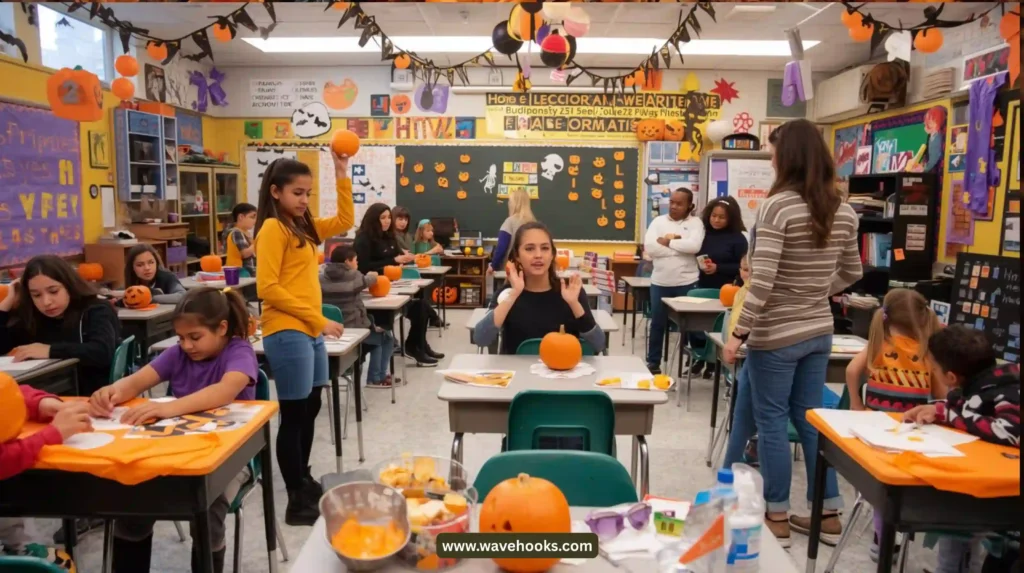 Putting Halloween decoration ideas at school strategy into Action