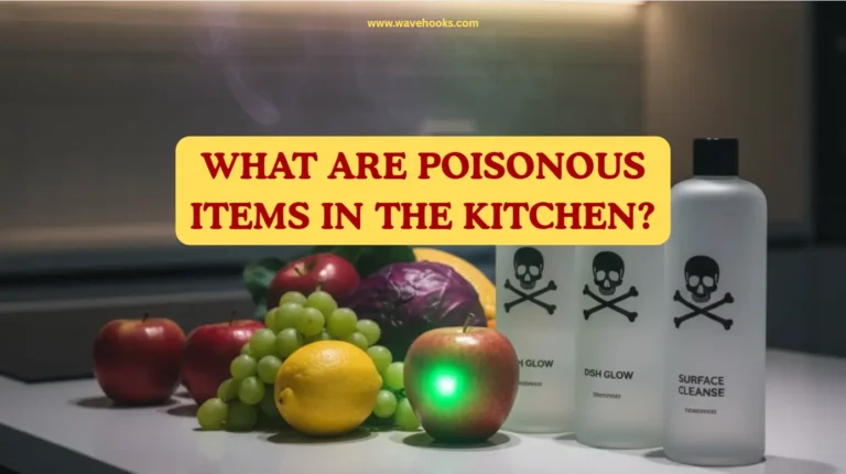 what are poisonous items in the kitchen