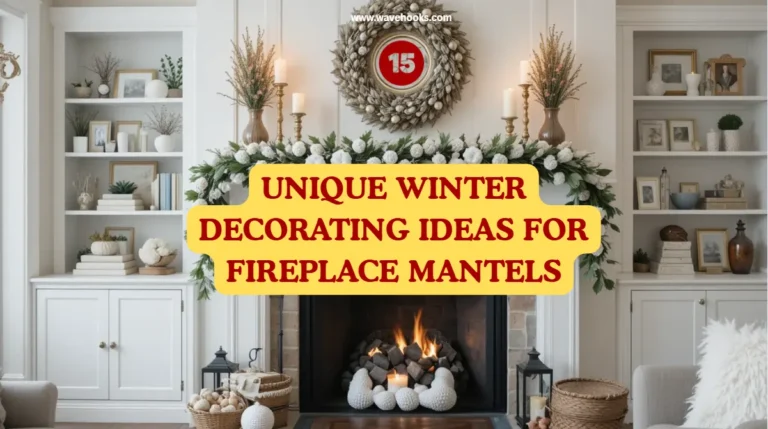 Winter Decorating Ideas For Fireplace Mantels