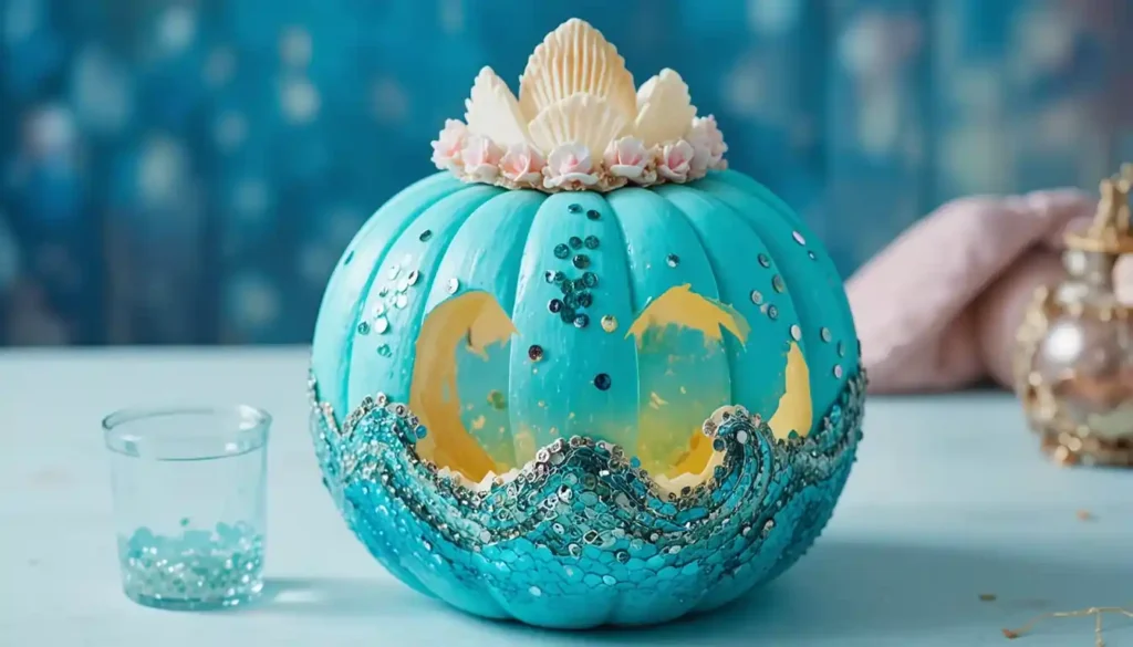 Mermaid Treasure Pumpkin