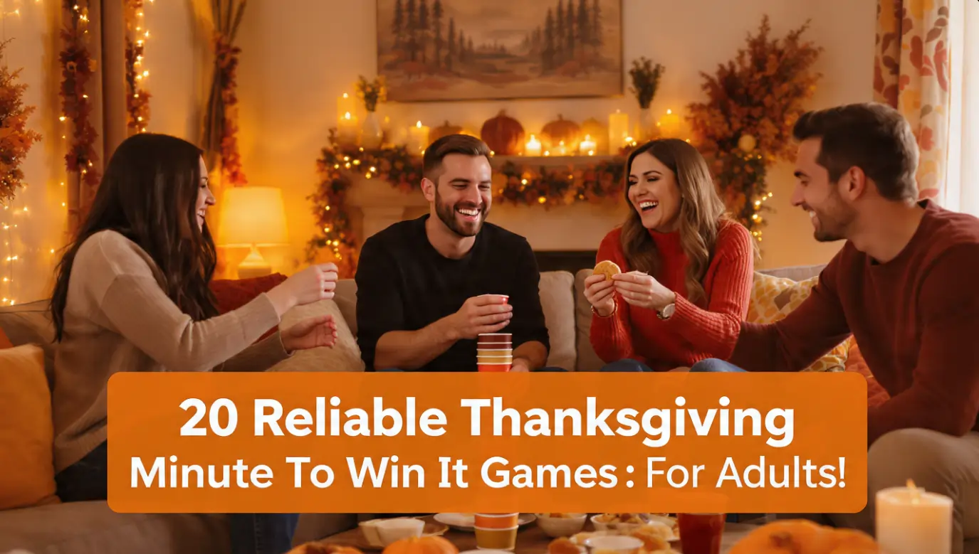 Thanksgiving Minute To Win It Games For Adults