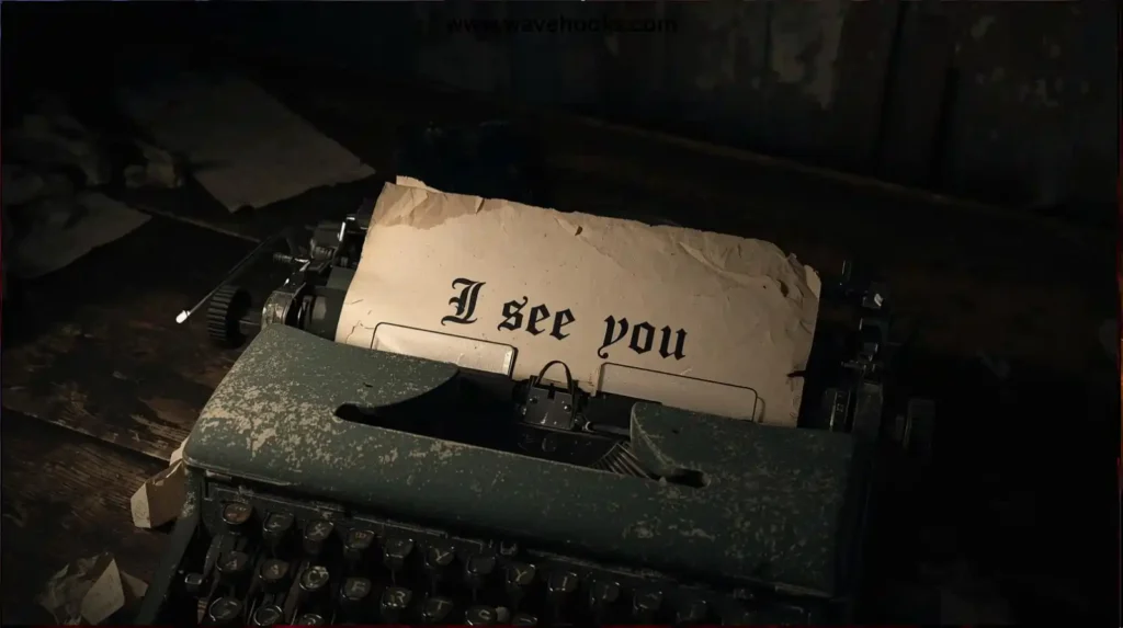 Haunted Typewriter Notes