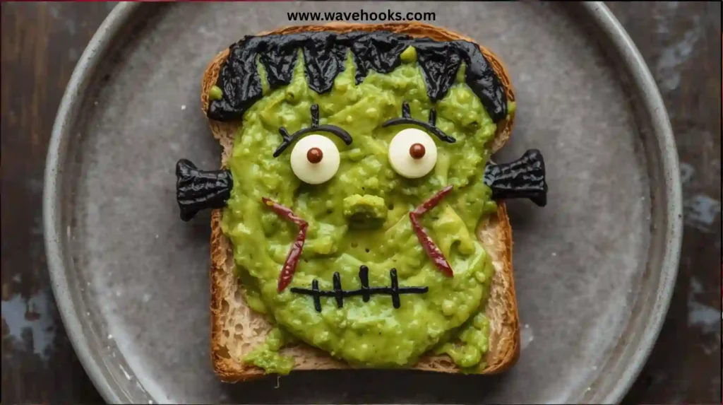 Frankenstein Avocado Toast