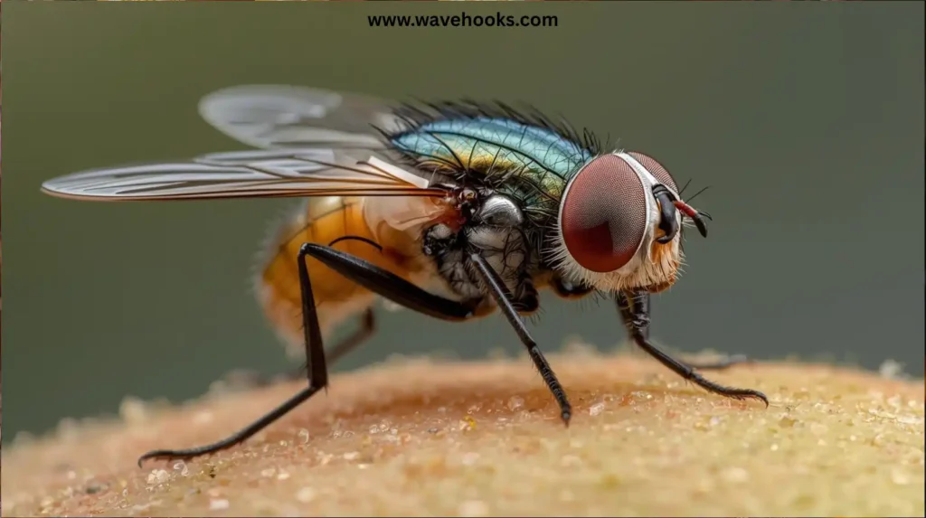 Where do fruit flies lay their eggs in the house