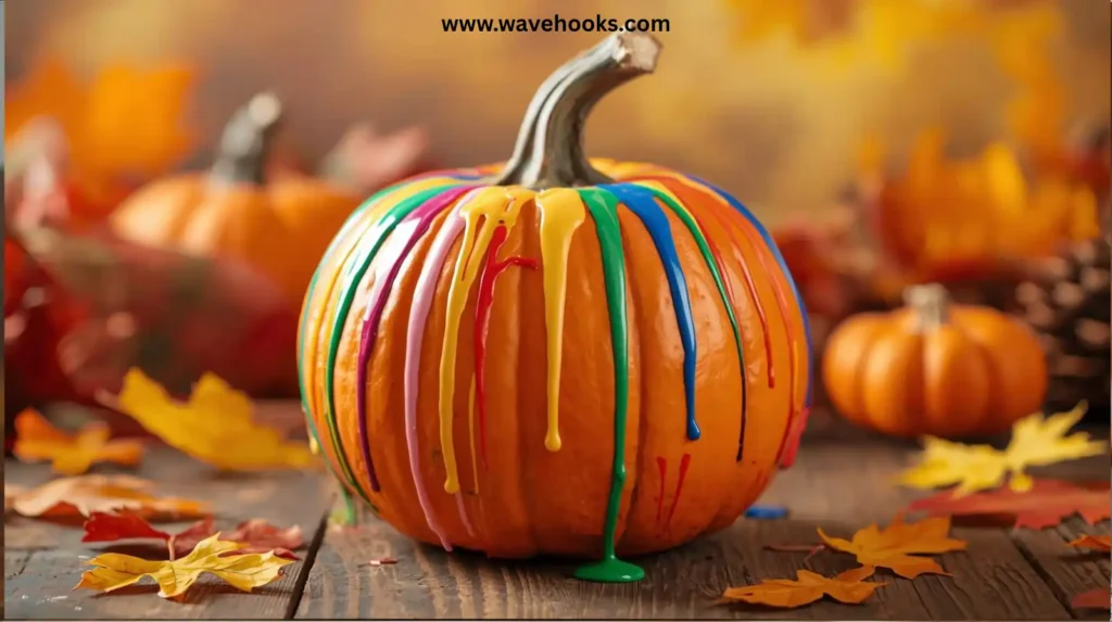 Drip-Paint Pumpkin