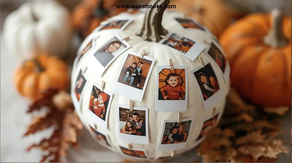 Polaroid Frame Pumpkin