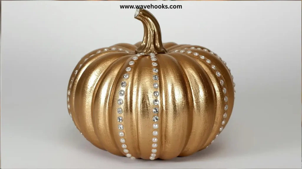 Metallic gold pumpkin