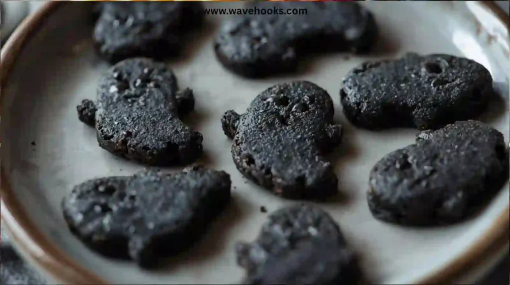 Black Sesame Ghost Cookies