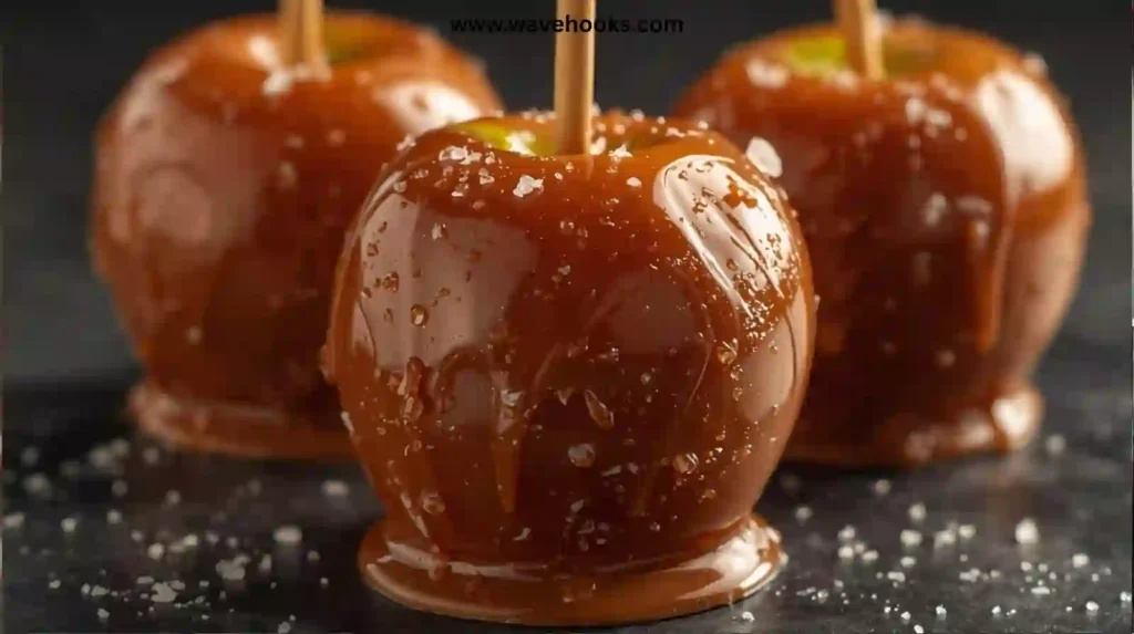 Smoked Salt Caramel Apples