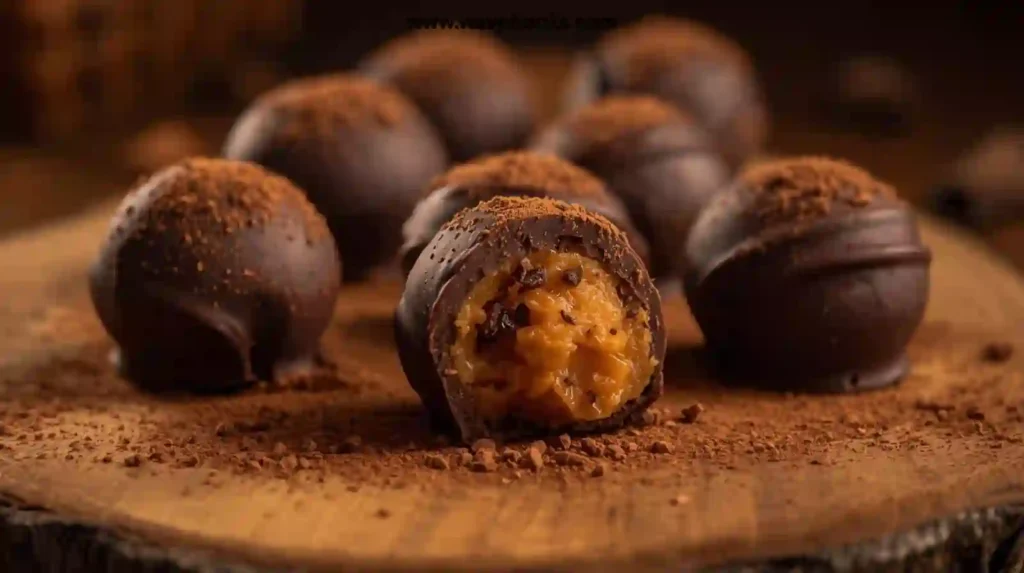 Liquor-Infused Pumpkin Truffles