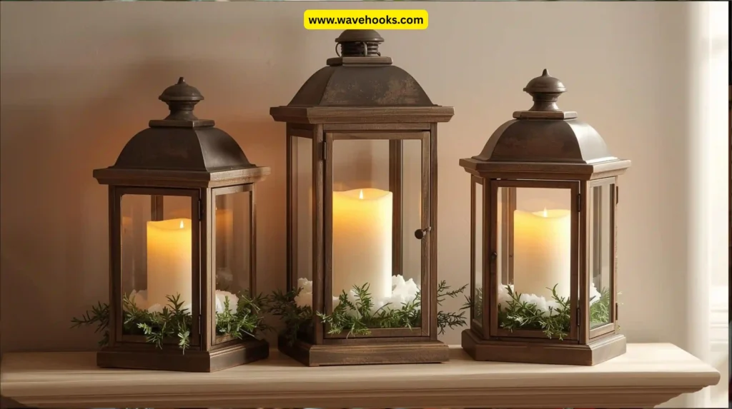 Add Rustic Lanterns with Candles