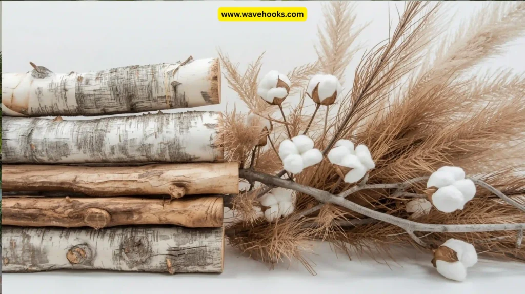 Incorporate Natural Wood Logs and Branches