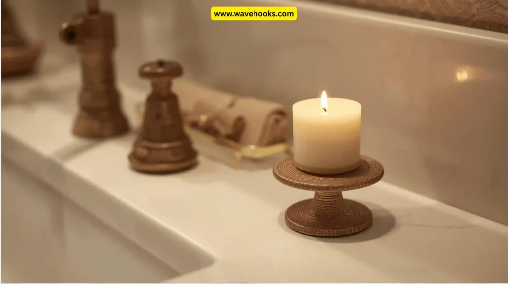 Compact Candle Pedestal