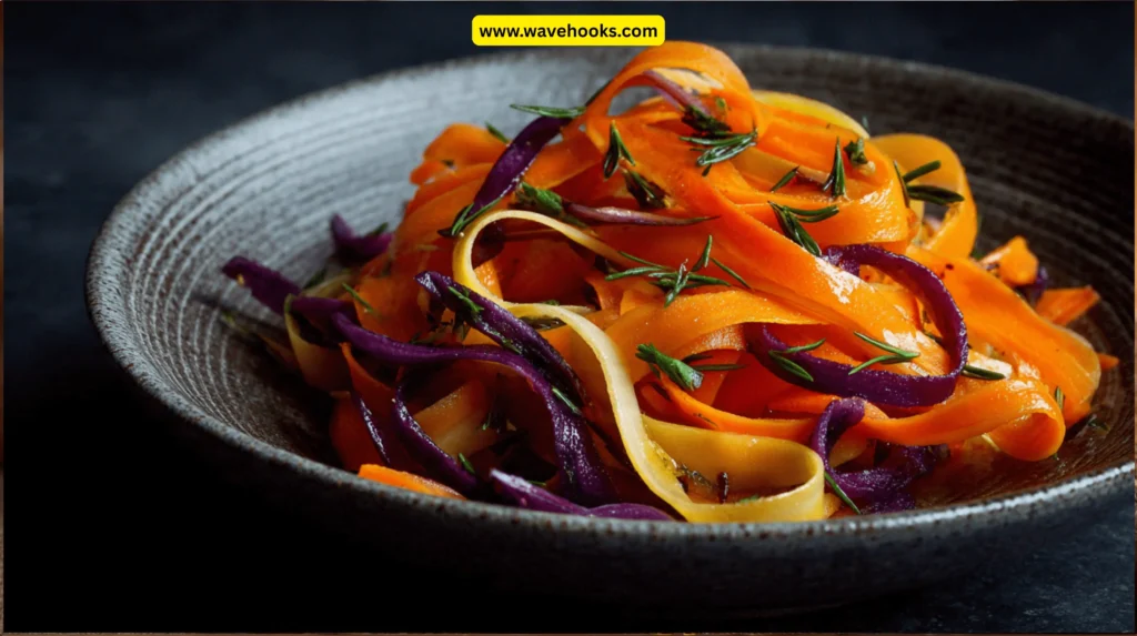 Maple-Glazed Carrot & Parsnip Ribbons