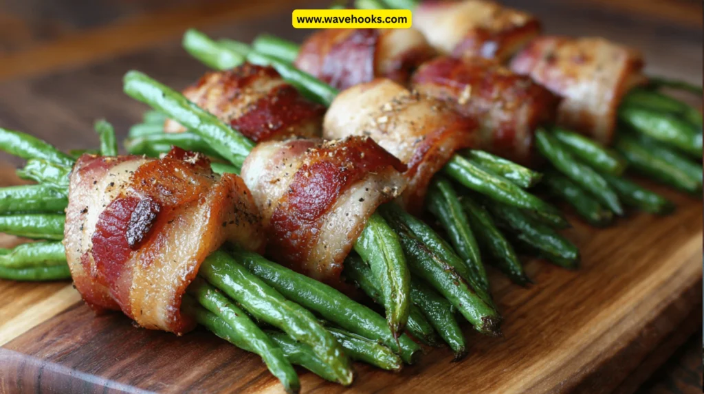 Bacon-Wrapped Green Bean Bundles