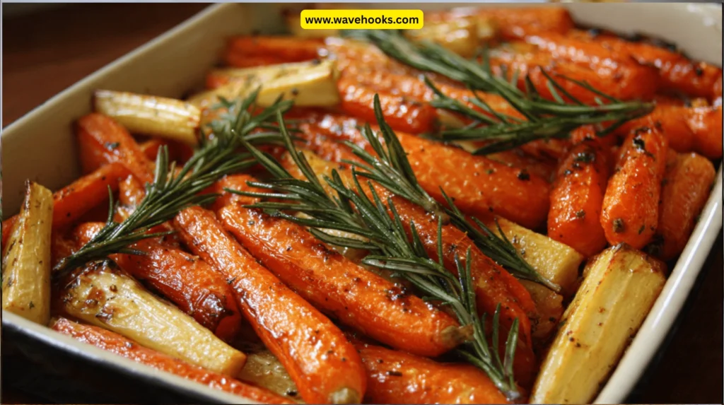Rosemary-Lemon Roasted Carrots & Parsnips