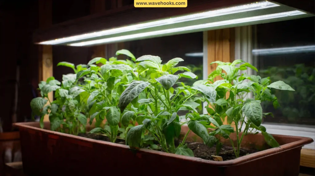 Placement & safety when you use grow lights for indoor plants
