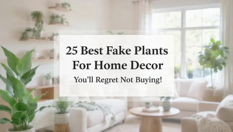 25 Best Fake Plants For Home Decor