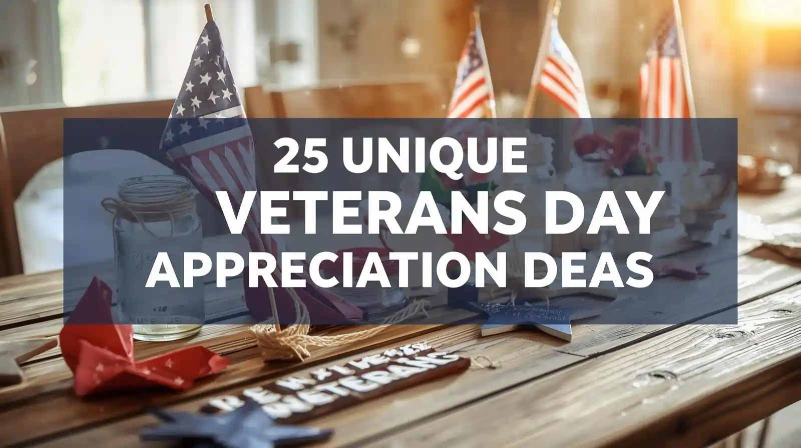 25 Unique Veterans Day Appreciation Ideas To Try