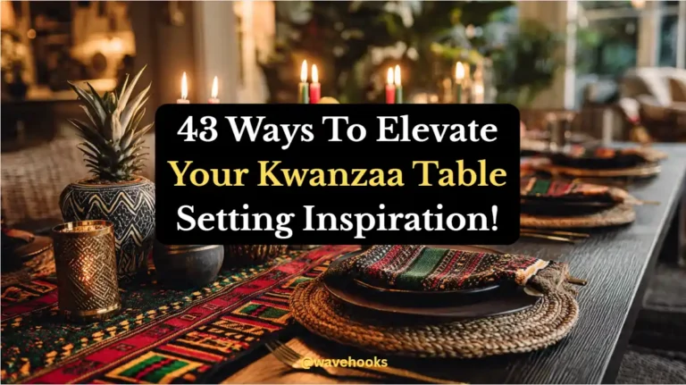 43 Ways To Elevate Your Kwanzaa Table Setting Inspiration!