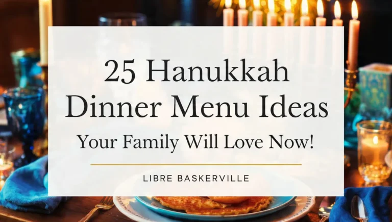 25 Hanukkah Dinner Menu Ideas Your Family Will Love Now!