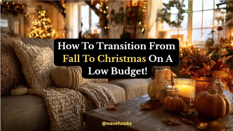 How to transition from fall to christmas