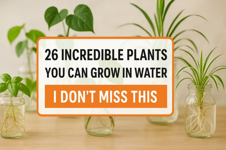 Incredible Plants You Can Grow In Water