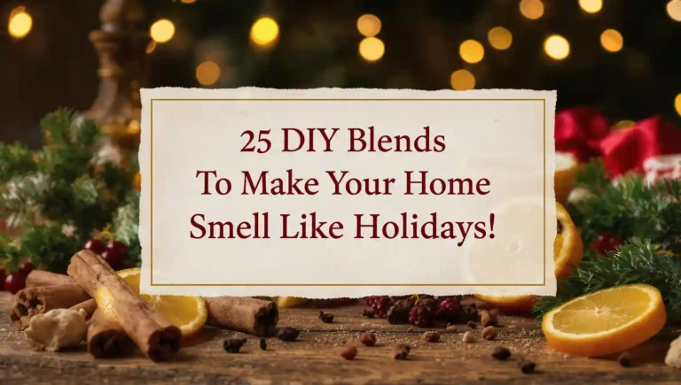 25 DIY Blends How To Make Your Home Smell Like The Holidays!