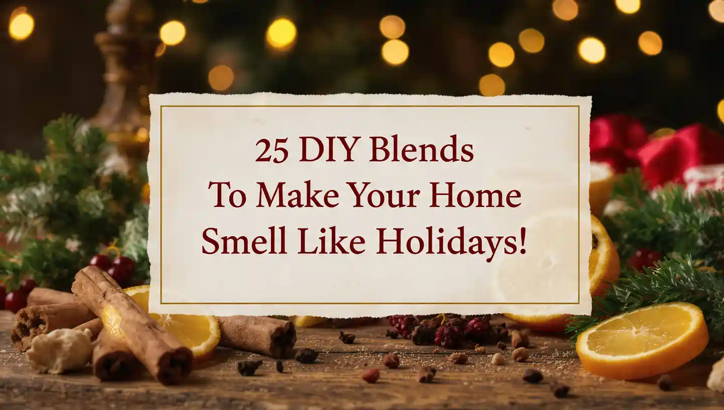 25 DIY Blends How To Make Your Home Smell Like The Holidays!
