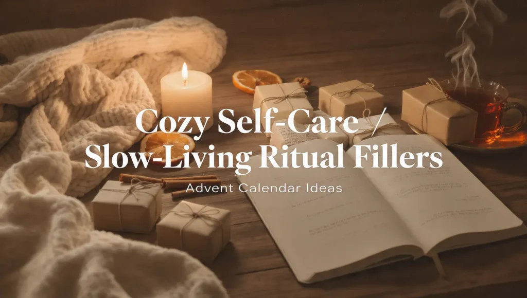 cozy advent calendar ideas