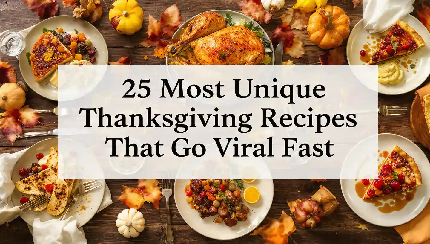25 Most Unique Thanksgiving Recipes That Go Viral Fast!