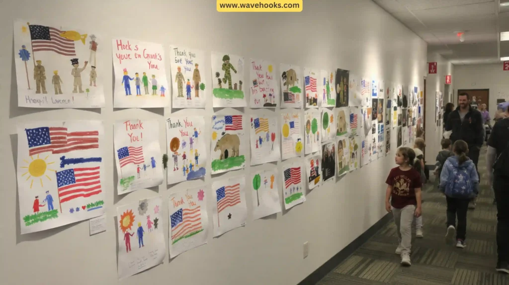 Host A “Thank You” Art Exhibit By Children