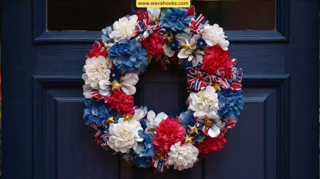 Patriotic Flag Wreath