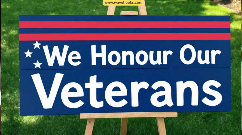 Outdoor Yard Sign Tribute