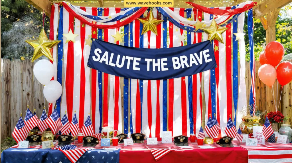 21. Patriotic Photo Booth Backdrop