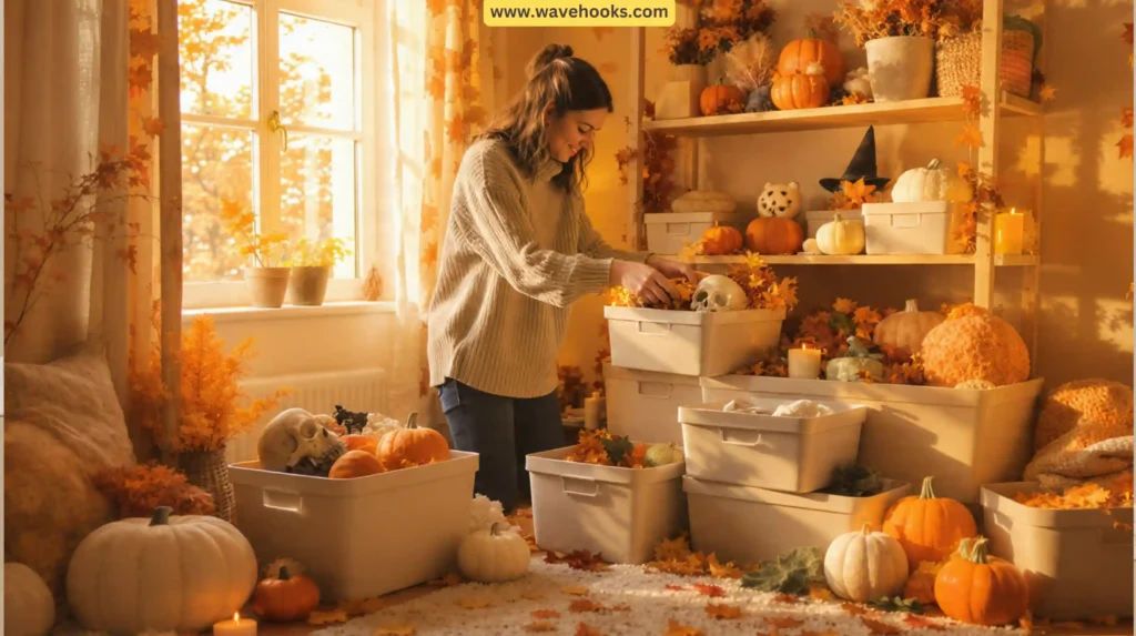 Clever Ways to Store Halloween Decor for Next Year