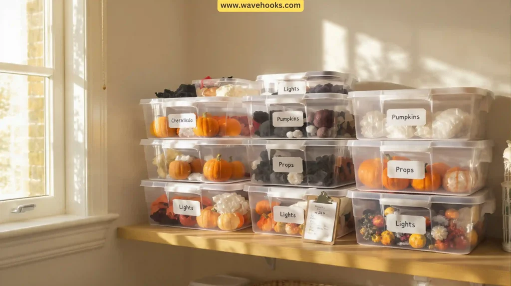 How to Organize Halloween Decor for Long-Term Success