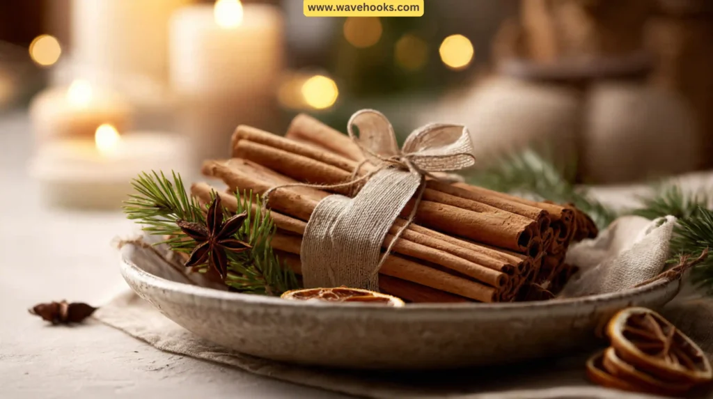 DIY cinnamon-stick bundle diffuser